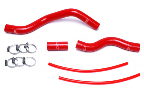 HPS Red Reinforced Silicone Radiator Hose Kit Coolant for Honda 01-05 Civic 1.7L Automatic Trans.