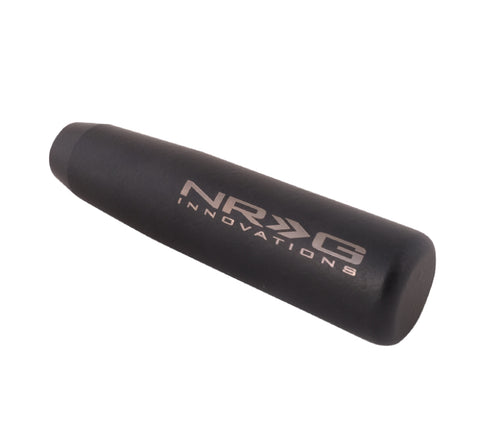 NRG Universal Short Shifter Knob - 5in. Length / Heavy Weight 1.27Lbs. - Black Wrinkle Finish