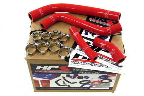 HPS Red Reinforced Silicone Radiator Hose Kit Coolant for Yamaha 10-12 YZ450F