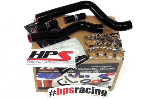 HPS Black Reinforced Silicone Radiator Hose Kit for Kawasaki 05-08 KX250