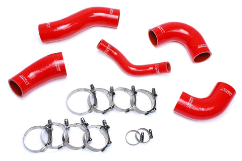 HPS Red Reinforced Silicone Intercooler Hose Kit for Kia 11-15 Optima 2.0L Turbo