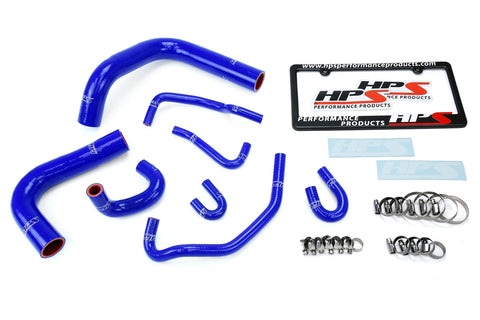 HPS Reinforced Blue Silicone Radiator Hose Kit Coolant for Toyota 89-95 Pickup 3.0L V6