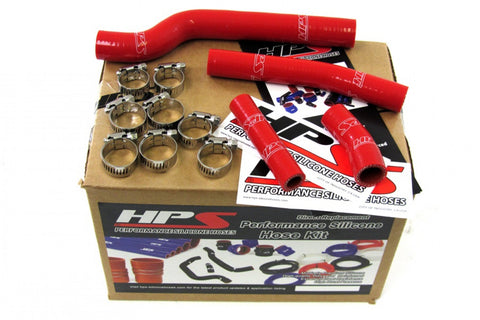 HPS Red Reinforced Silicone Radiator Hose Kit Coolant for Yamaha 03-05 YZ450F