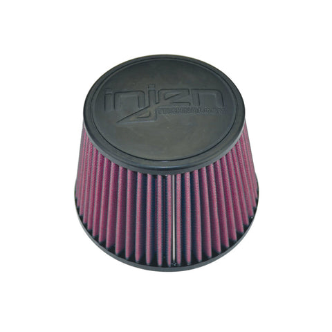 Injen High Performance Air Filter - 3.50 Black Filter 6 Base / 5 Tall / 5 Top