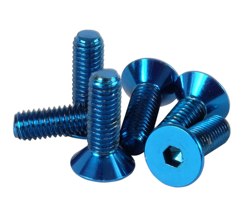 NRG Steering Wheel Screw Upgrade Kit (Conical) - Blue