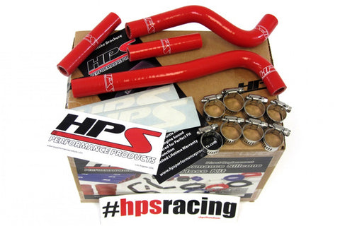 HPS Red Reinforced Silicone Radiator Hose Kit for Honda 07-12 CRF150R