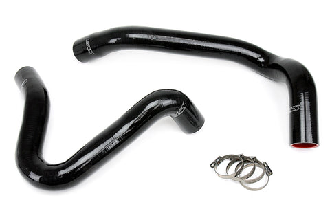 HPS Black Reinforced Silicone Radiator Hose Kit Coolant for Ford 99-01 F550 Superduty w/ 7.3L Diesel Dual Alternator