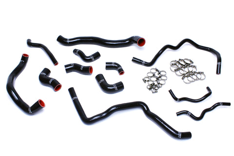 HPS Reinforced Black Silicone Radiator   Heater Hose Kit Coolant for Volkswagen 06-08 Jetta 2.0T Turbo FSI Left Hand Drive