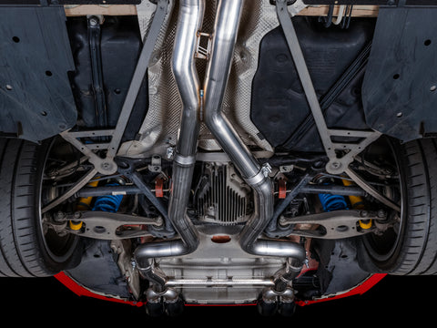 AWE Tuning BMW F8X M3/M4 Track Edition Catback Exhaust - Diamond Black Tips