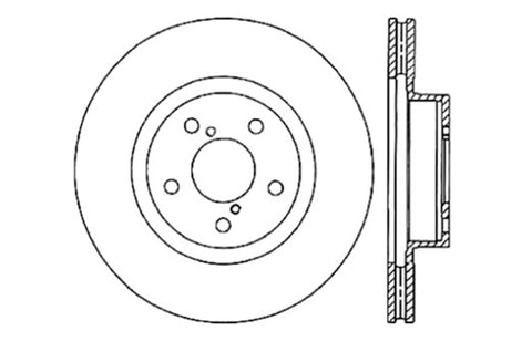 StopTech Drilled Sport Brake Rotor