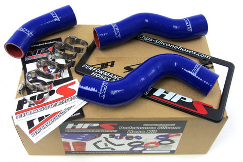 HPS Blue Reinforced Silicone Radiator Hose Kit Coolant for Toyota 92-97 Land Cruiser FJ80 4.5L I6