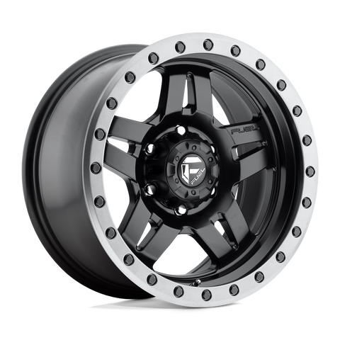 D557 ANZA Cast Aluminum Wheel in Matte Black Gunmetal Ring Finish from Fuel Wheels - View 1