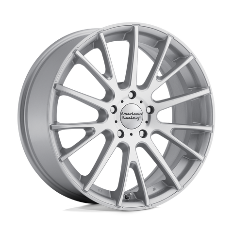 AR904 Cast Aluminum Wheel in Bright Silver Machined Face Finish from American Racing Wheels - View 1