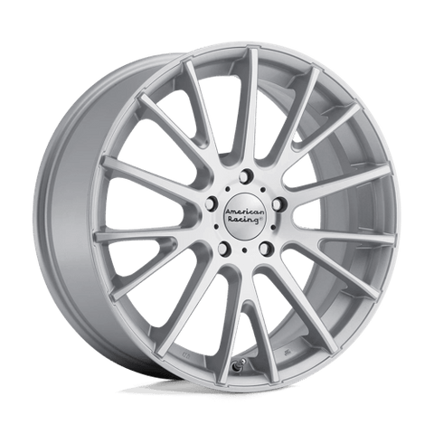 AR904 Cast Aluminum Wheel in Bright Silver Machined Face Finish from American Racing Wheels - View 2