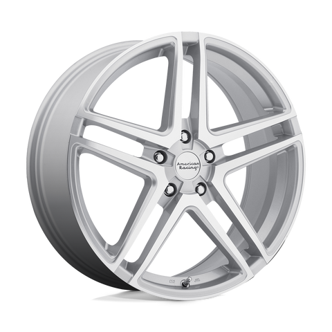 AR907 Cast Aluminum Wheel in Bright Silver Machined Face Finish from American Racing Wheels - View 1