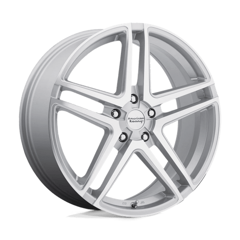 AR907 Cast Aluminum Wheel in Bright Silver Machined Face Finish from American Racing Wheels - View 2