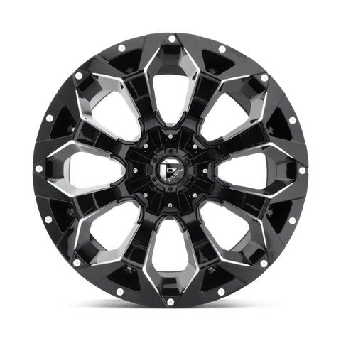 D576 Assault Cast Aluminum Wheel in Gloss Black Milled Finish from Fuel Wheels - View 4