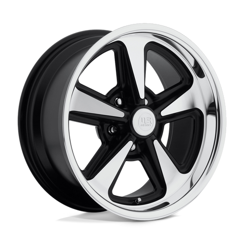 U109 Bandit Cast Aluminum Wheel in Matte Black Machined Finish from US Mags Wheels - View 1