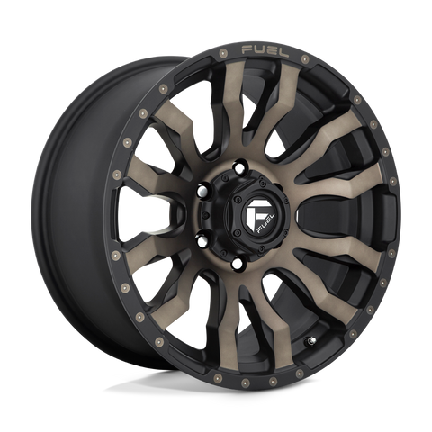 D674 Blitz Cast Aluminum Wheel in Matte Black Double Dark Tint Finish from Fuel Wheels - View 1