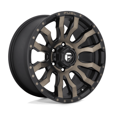 D674 Blitz Cast Aluminum Wheel in Matte Black Double Dark Tint Finish from Fuel Wheels - View 2