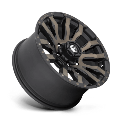 D674 Blitz Cast Aluminum Wheel in Matte Black Double Dark Tint Finish from Fuel Wheels - View 3