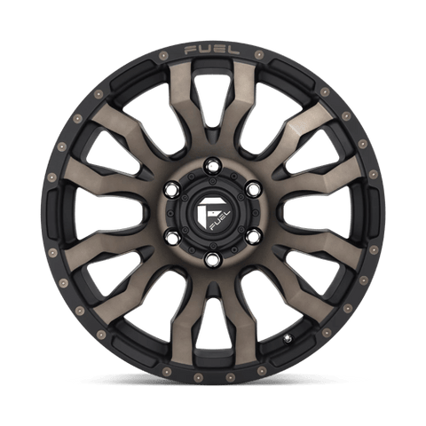 D674 Blitz Cast Aluminum Wheel in Matte Black Double Dark Tint Finish from Fuel Wheels - View 5