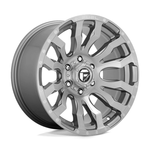 D693 Blitz Cast Aluminum Wheel in Platinum Finish from Fuel Wheels - View 2