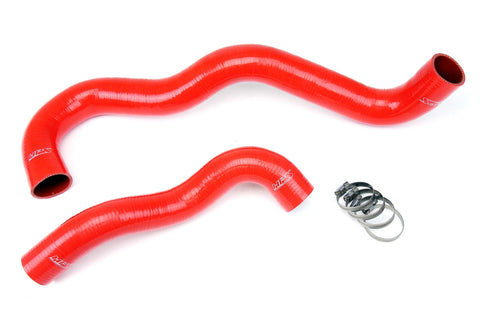 HPS Red Reinforced Silicone Radiator Hose Kit Coolant for Ford 03-07 F550 Superduty 6.0L Diesel w/ Twin Beam Suspension