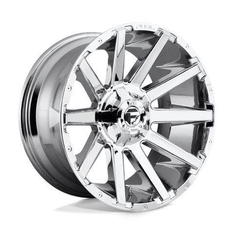 D614 Contra Cast Aluminum Wheel in Chrome Plated Finish from Fuel Wheels - View 2