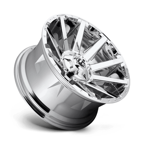 D614 Contra Cast Aluminum Wheel in Chrome Plated Finish from Fuel Wheels - View 3