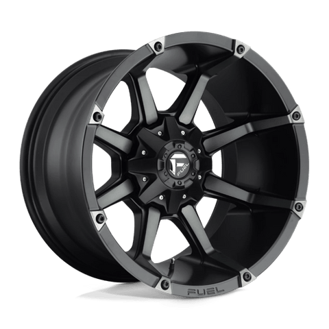 D556 Coupler Cast Aluminum Wheel in Matte Black Double Dark Tint Finish from Fuel Wheels - View 2