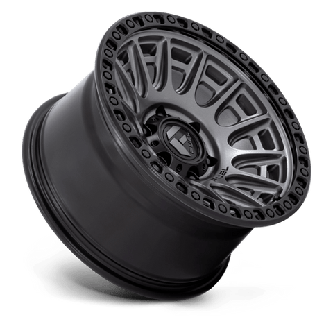 D835 Cycle Cast Aluminum Wheel in Matte Gunmetal with Black Ring Finish from Fuel Wheels - View 3