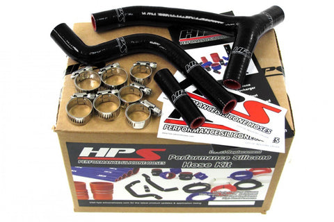 HPS Black Reinforced Silicone Radiator Hose Kit Coolant for Yamaha 10-11 YZ250F