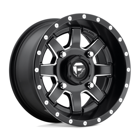 D538 Maverick Cast Aluminum Wheel in Matte Black Milled Finish from Fuel Wheels - View 1