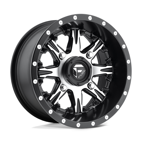 D541 NUTZ UTV Cast Aluminum Wheel in Matte Black Machined Finish from Fuel Wheels - View 1