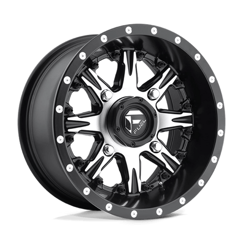 D541 NUTZ UTV Cast Aluminum Wheel in Matte Black Machined Finish from Fuel Wheels - View 2