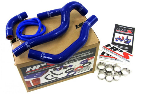 HPS Blue Reinforced Silicone Radiator Hose Kit Coolant for Honda 05-08 CRF450R