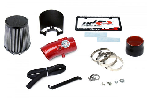 HPS Performance Red Shortram Air Intake Kit for 09-17 Nissan Maxima V6 3.5L