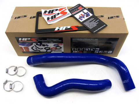 HPS Blue Reinforced Silicone Radiator Hose Kit Coolant for Ford 99-01 F550 Superduty w/ 7.3L Diesel Single Alternator