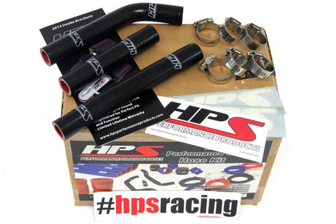 HPS Black Reinforced Silicone Radiator Hose Kit for KTM 07-10 125SX 144SX 150SX