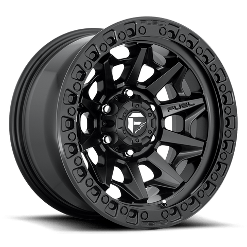 Fuel D114 Covert BL Cast Aluminum Wheel - Matte Black