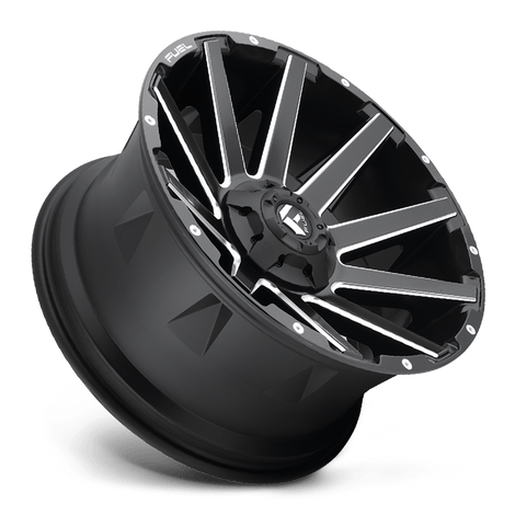 Fuel D616 Contra Cast Aluminum Wheel - Matte Black Milled