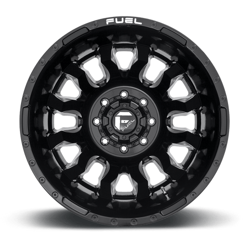 Fuel D673 Blitz Cast Aluminum Wheel - Gloss Black Milled