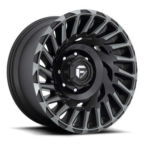 Fuel D683 Cyclone Cast Aluminum Wheel - Matte Machined With Double Dark Tint