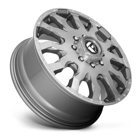 Fuel D693 Blitz Cast Aluminum Wheel - Brushed Gunmetal Tinted Clear