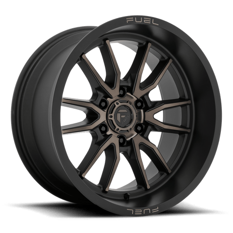 Fuel D762 Clash Cast Aluminum Wheel - Matte Black Double Dark Tint