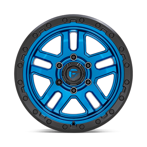 Fuel D790 Ammo Cast Aluminum Wheel - Blue With Black Lip