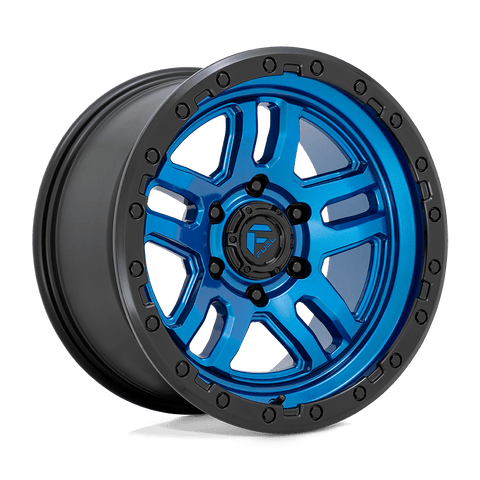 Fuel D790 Ammo Cast Aluminum Wheel - Blue With Black Lip