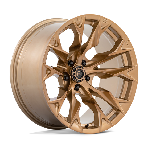 D805 Flame Cast Aluminum Wheel in Platinum Bronze Finish from Fuel Wheels - View 1