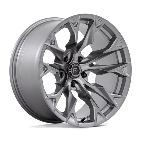 D806 Flame Cast Aluminum Wheel in Platinum Finish from Fuel Wheels - View 1